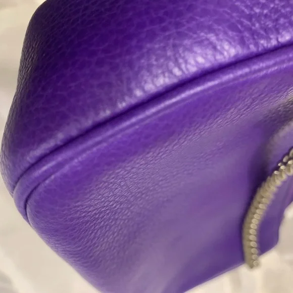 Coach Nolita | Purple Leather Mini Shoulder Bag | Chain Strap Wristlet | F53340 - Picture 15 of 16